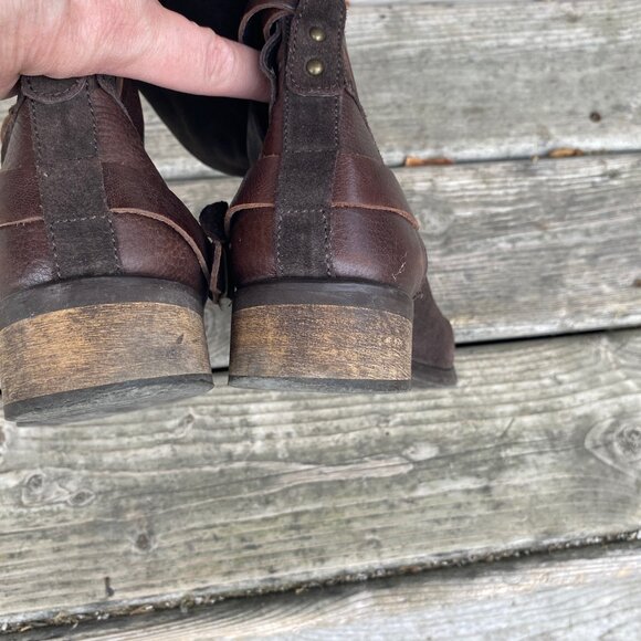 Brown Suede Booties - Size 8 - Picture 6 of 6
